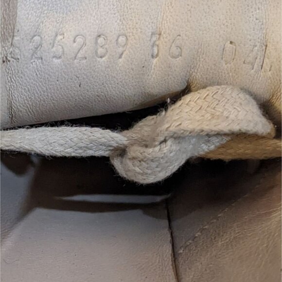 Gucci | Women's Yellow Leather Sneakers With Web G74 - Picture 9 of 16